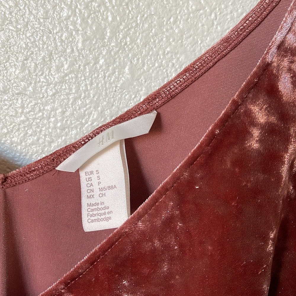 Orange Crushed Velvet Tank - Picture 3 of 3